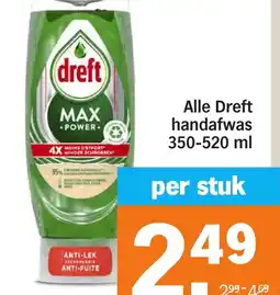 Albert Heijn Alle Dreft handafwas aanbieding