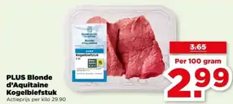 PLUS PLUS Blonde d'Aquitaine Kogelbiefstuk aanbieding
