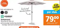 Albert Heijn Vonroc stokparasol aanbieding