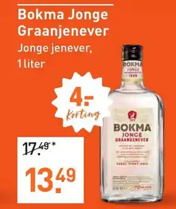 Albert Heijn Bokma Jonge Graanjenever aanbieding