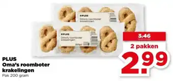 PLUS PLUS Oma's roomboter krakelingen aanbieding