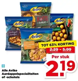 PLUS Alle Aviko Aardappelspecialiteiten of schotels aanbieding