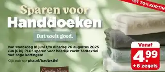 PLUS Handdoeken aanbieding