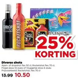 PLUS Diverse shots aanbieding