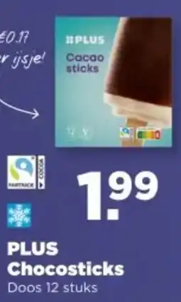 PLUS PLUS Chocosticks aanbieding