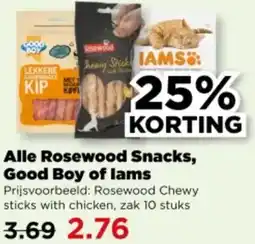 PLUS Alle Rosewood Snacks, Good Boy of lams aanbieding