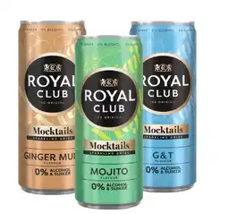 Budget Food Roval Club Mocktails aanbieding