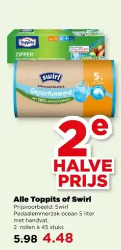 PLUS Alle Toppits of Swirl aanbieding