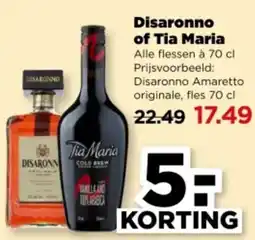 PLUS Disaronno of Tia Maria aanbieding