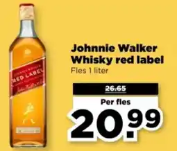 PLUS Johnnie Walker Whisky red label aanbieding