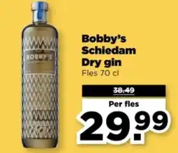 PLUS Bobby's Schiedam Dry gin aanbieding