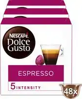 Bol.com Nescafé Dolce Gusto capsules Espresso - 48 koffiecups voor 48 koppen koffie aanbieding