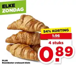 PLUS PLUS Roomboter croissant klein aanbieding