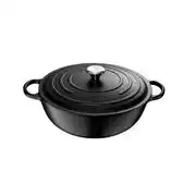 Bol.com Le Creuset - Gietijzeren marmite in Mat Zwart 32cm 7l aanbieding