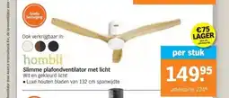 Albert Heijn Slimme plafondventilator met licht aanbieding