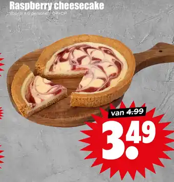 Dirk Raspberry cheesecake aanbieding
