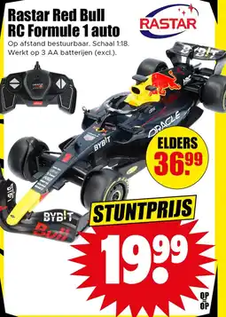Dirk Rastar Red Bull RC Formule 1 auto aanbieding