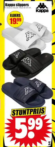 Dirk Kappa slippers aanbieding