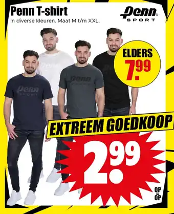 Dirk Penn T-shirt aanbieding