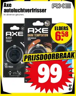 Dirk Axe autoluchtverfrisser aanbieding