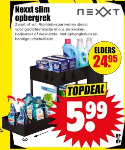 Dirk Nexxt slim opbergrek aanbieding