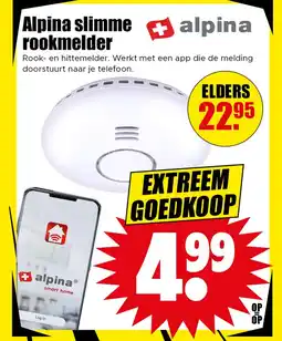 Dirk Alpina slimme rookmelder aanbieding