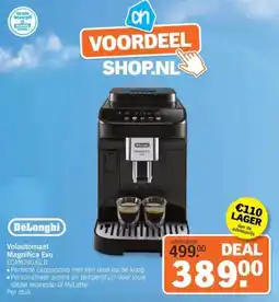 Albert Heijn Volautomaat Magnifica Evo ECAM290.61.B aanbieding