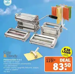 Albert Heijn Cosy & Trendy Pastamachine 6-in-1 aanbieding