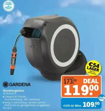 Albert Heijn Gardena Wandslangenbox aanbieding