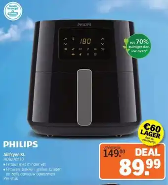 Albert Heijn Philips Airfryer XL HD9270/70 aanbieding
