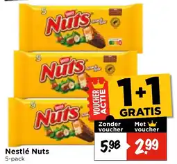 Vomar Voordeelmarkt Nestlé Nuts aanbieding