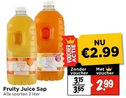 Vomar Voordeelmarkt Fruity Juice Sap aanbieding