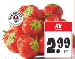 Wibra Nederlandse aardbeien aanbieding