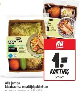 Wibra Alle Jumbo Mexicaanse maaltijdpakketten aanbieding