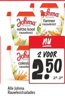Wibra Alle Johma Rauwkostsalades aanbieding