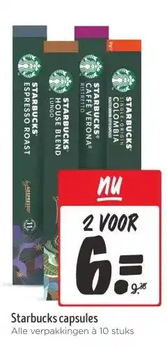 Wibra Starbucks capsules aanbieding