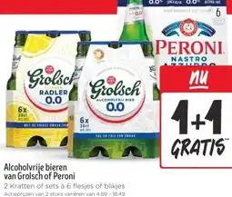 Wibra Alcoholvrije bieren van Grolsch of Peroni aanbieding