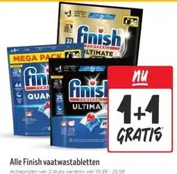 Wibra Alle Finish vaatwastabletten aanbieding
