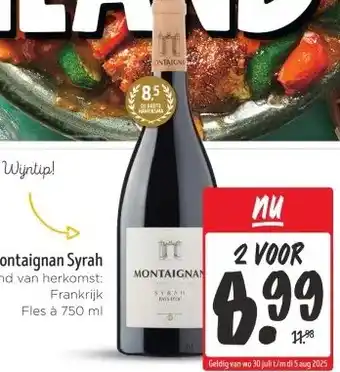 Wibra Montaignan Syrah aanbieding