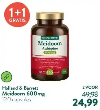 Holland & Barrett Meidoorn 600mg aanbieding