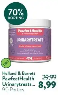Holland & Barrett PawfectHealth Urinarytreats Kat - 90 soft treats aanbieding
