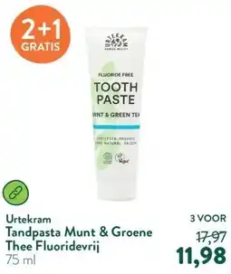 Holland & Barrett Tandpasta Munt & Groene Thee Fluoridevrij aanbieding