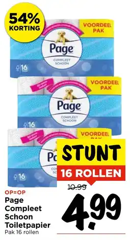 Vomar Voordeelmarkt Page Compleet Schoon Toiletpapier aanbieding