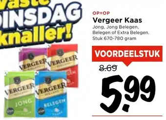 Vomar Voordeelmarkt Vergeer Kaas aanbieding