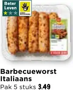 Vomar Voordeelmarkt Barbecueworst Italiaans aanbieding