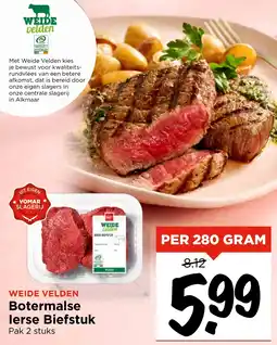 Vomar Voordeelmarkt Botermalse lerse Biefstuk aanbieding