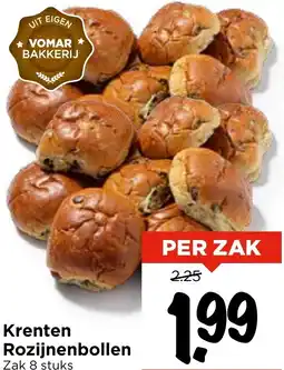 Vomar Voordeelmarkt Krenten Rozijnenbollen aanbieding