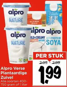 Vomar Voordeelmarkt Alpro Verse Plantaardige Zuivel aanbieding