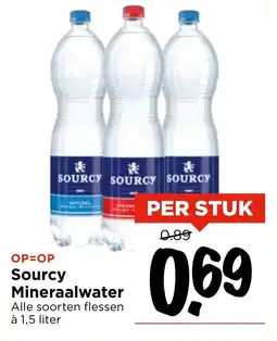 Vomar Voordeelmarkt Sourcy Mineraalwater aanbieding