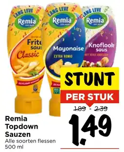 Vomar Voordeelmarkt Remia Topdown Sauzen aanbieding